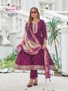 Force By Aanchi Vichitra Silk Anarkali Kurti With Bottom Dupatta Wholesale Online
